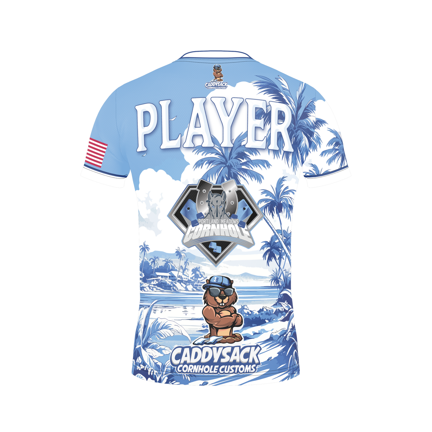 JACK DANIEL'S/PORTLAND MEADOWS "TROPICAL WASHOUT" JERSEY