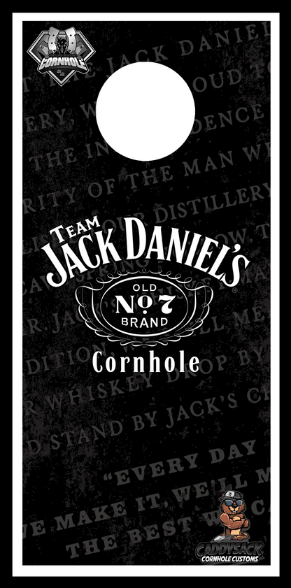 Officially Licensed "Team Jack Daniels Cornhole" Cornhole Boards