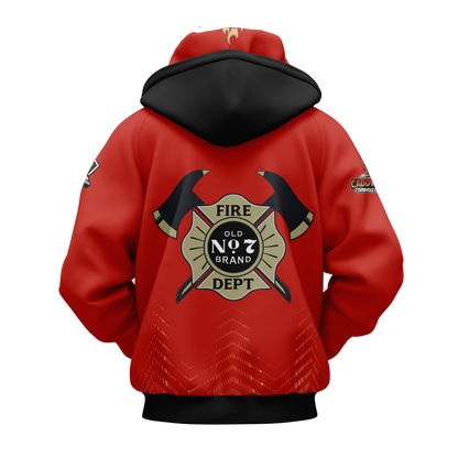 JACK DANIELS/PORTLAND MEADOWS HOODIE-FIRE