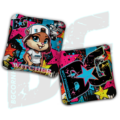 2026 Multiple Bag Models  "Lacey Stars” Collab - ACL Pro Stamped Cornhole Bags - SET OF 4 BAGS