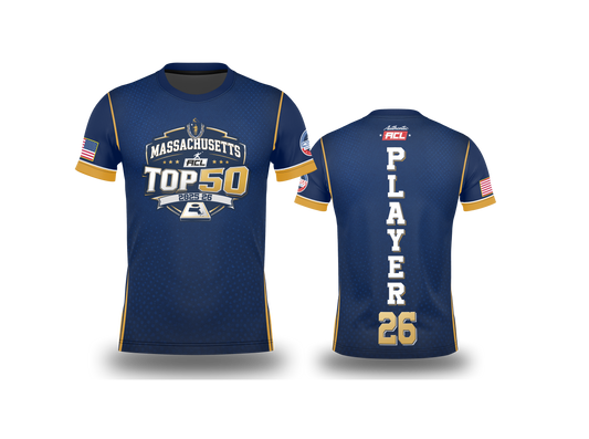 "Authentic" ACL State Top Jerseys-Massachusetts