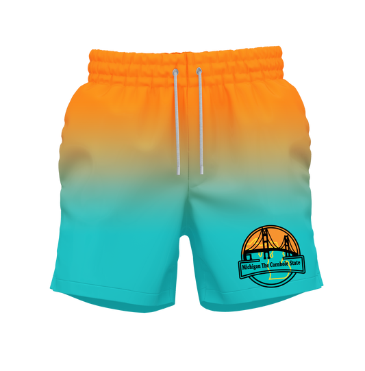 MOTOR CITY CORNHOLE "MICHIGAN, THE CORNHOLE STATE" _SHORTS