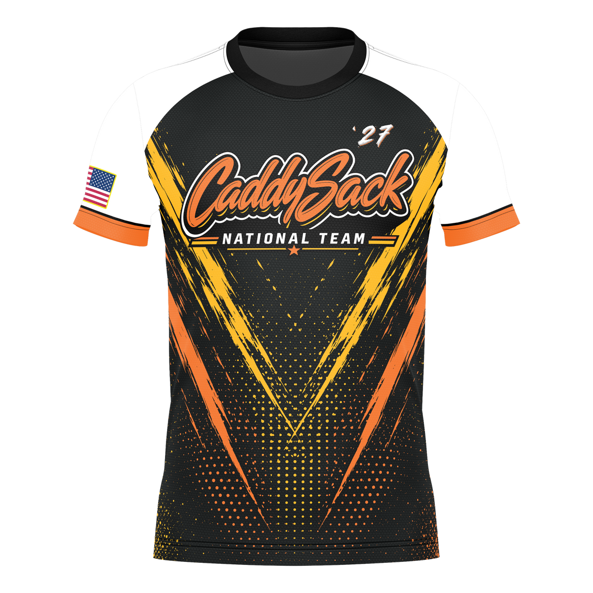 CaddySack National Team_ Jersey-2027-Orange/Yellow