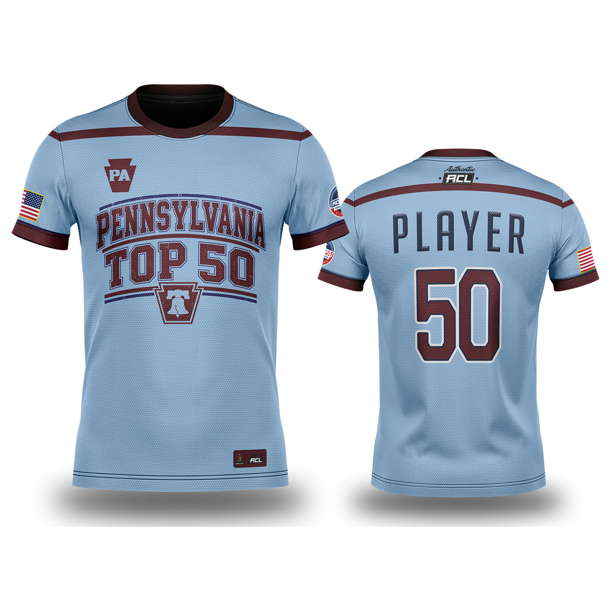 ALL NEW~PENNSYLVANIA "AUTHENTIC ACL" TOP " SZN 25-26" JERSEYS!!