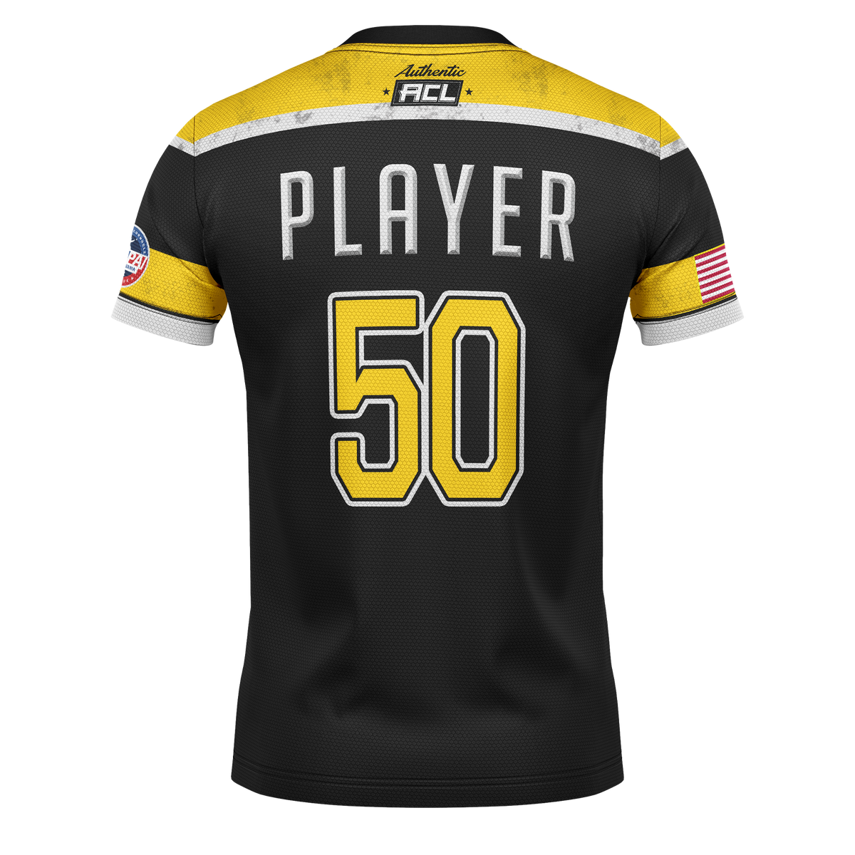 ALL NEW~PENNSYLVANIA "AUTHENTIC ACL" TOP " SZN 25-26" JERSEYS!! BLK/YELLOW