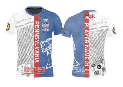 ALL NEW~KEYSTONE CORNHOLE "AUTHENTIC ACL" TOP "21-50" JERSEYS!!
