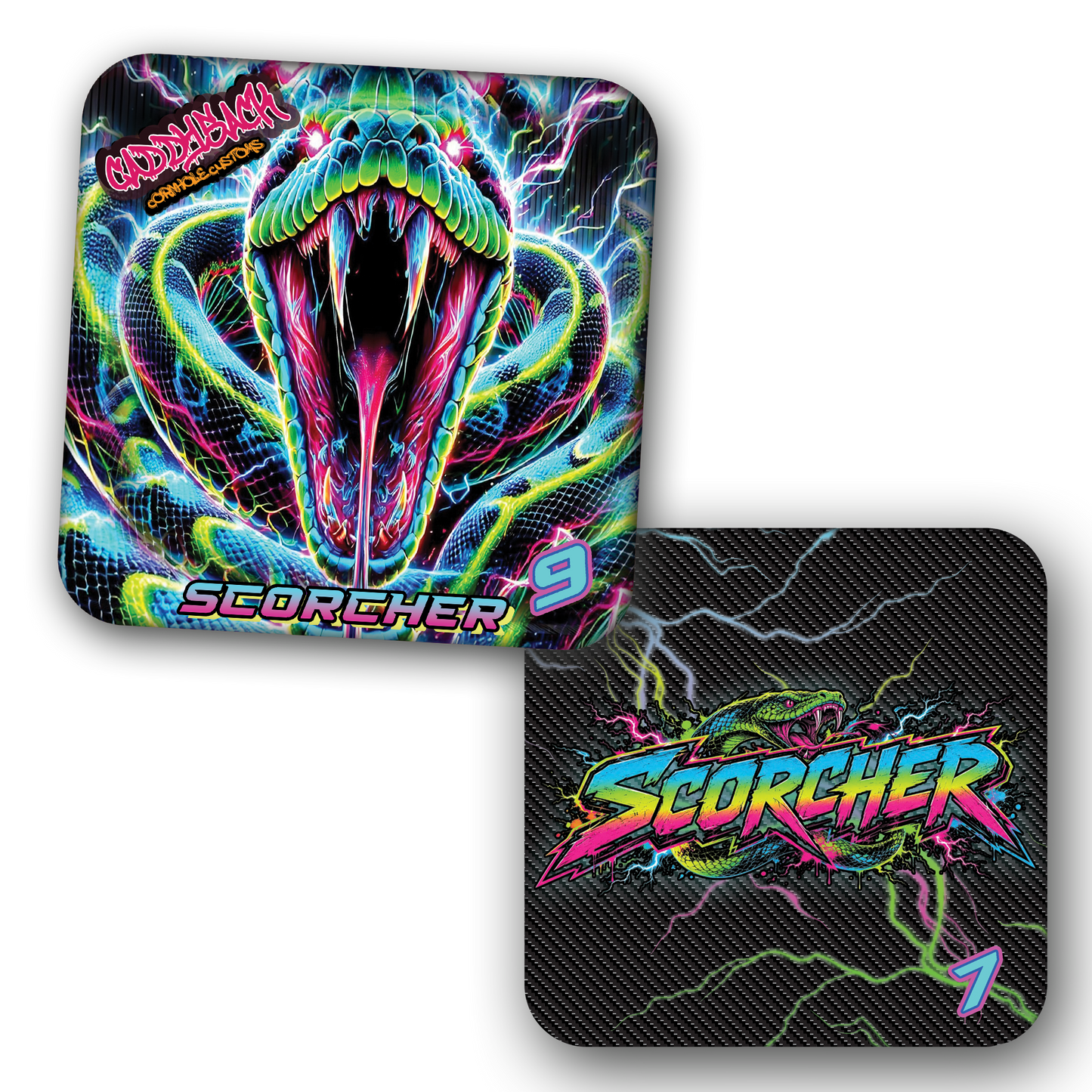 CADDYSACK "SCORCHERS" NON-STAMPED PREMIUM - CORNHOLE BAGS