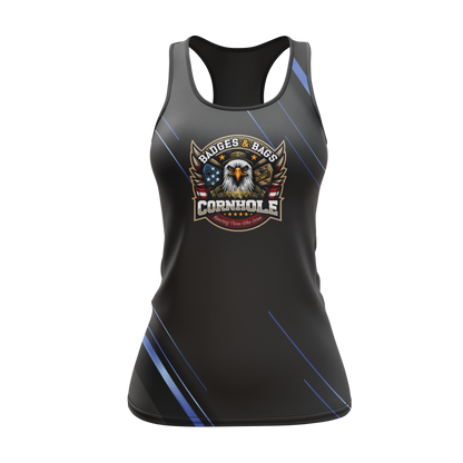 BADGES AND BAGS CORNHOLE WOMEN'S TANK! ~NEW!