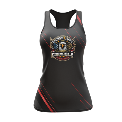 BADGES AND BAGS CORNHOLE WOMEN'S TANK! ~NEW!