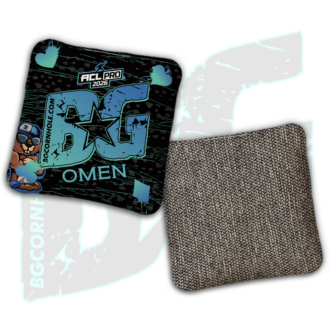 2026 Multiple Bag Models  "Suited” Collab - ACL Pro Stamped Cornhole Bags - SET OF 4 BAGS