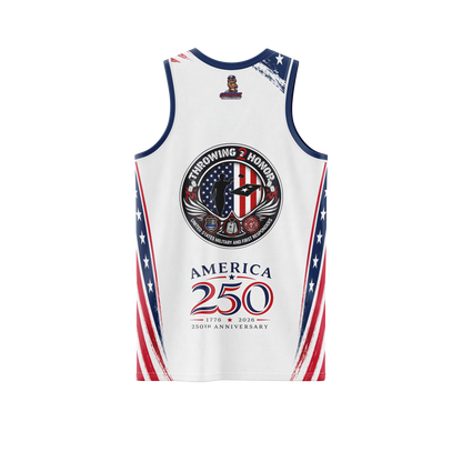Throwing 2 Honor Charity "America 250th Anniversary"-V-Neck,  Tank Top
