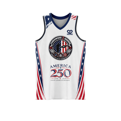 Throwing 2 Honor Charity "America 250th Anniversary"-V-Neck,  Tank Top