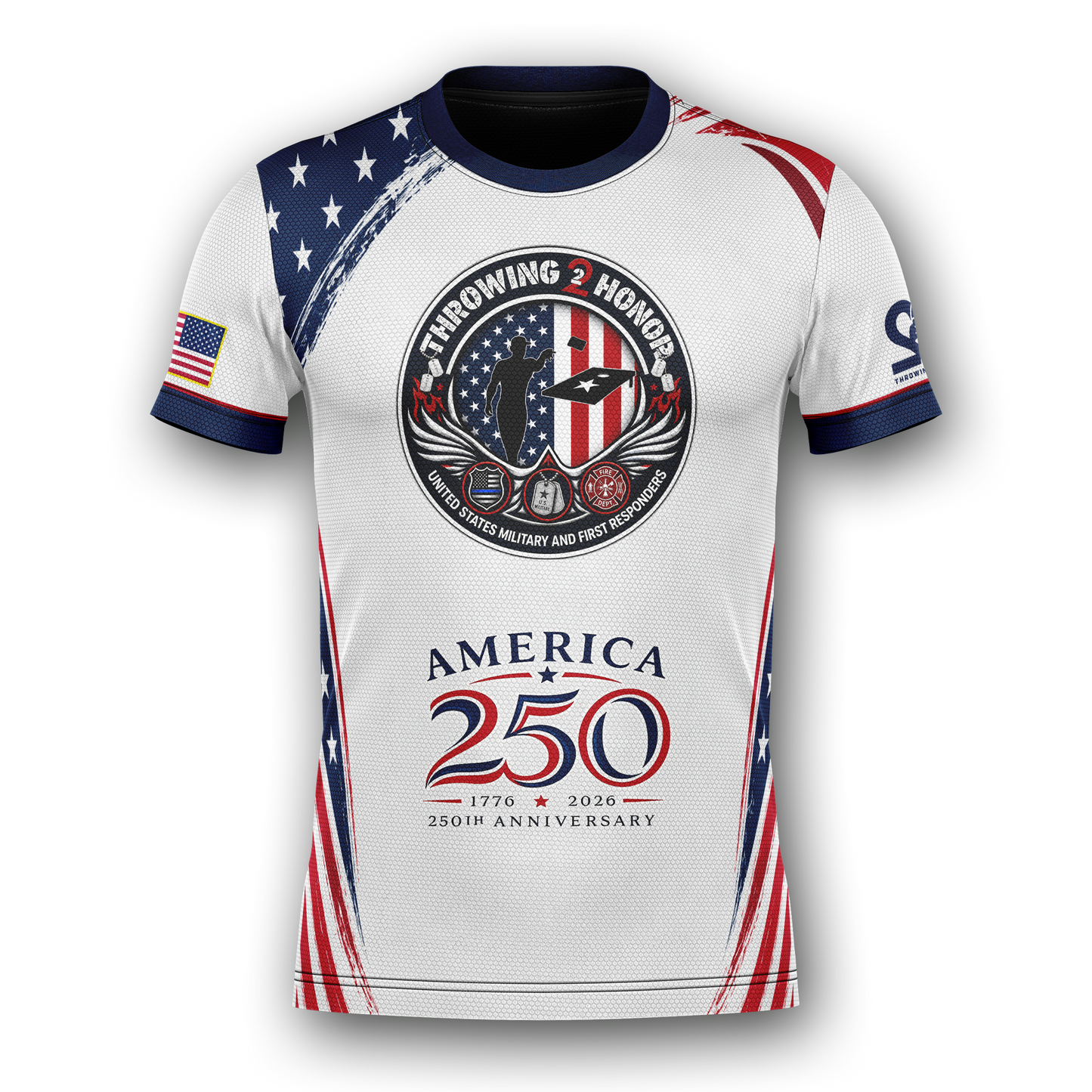 Throwing 2 Honor Charity "America 250th Anniversary"- Jersey