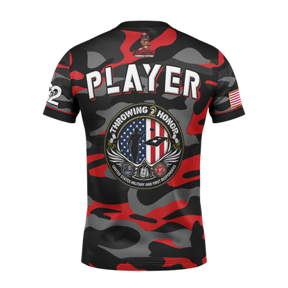 Throwing 2 Honor Charity "Tactical Camo"-Jersey_Red