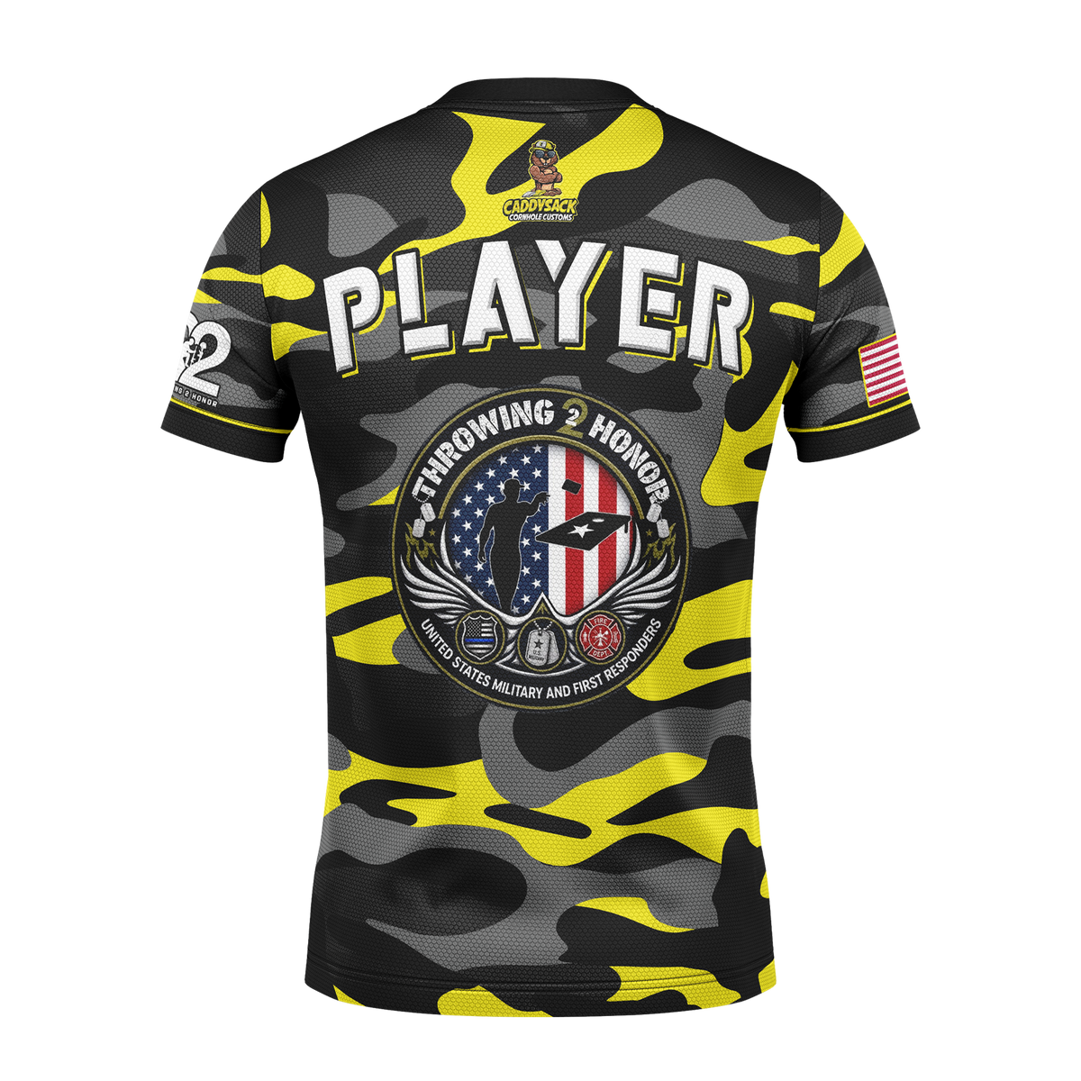 Throwing 2 Honor Charity "Tactical Camo"-Jersey_Yellow