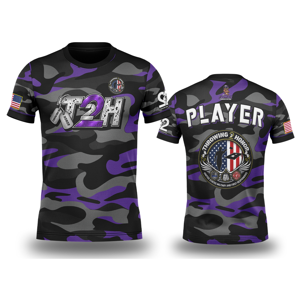 Throwing 2 Honor Charity "Tactical Camo"-Jersey_Purple