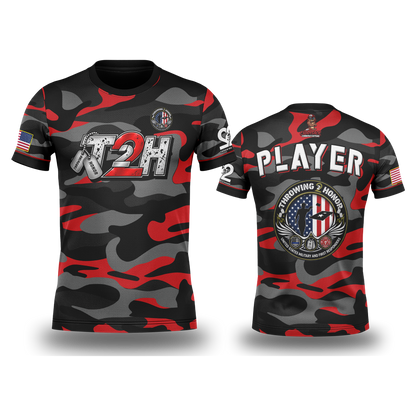 Throwing 2 Honor Charity "Tactical Camo"-Jersey_Red