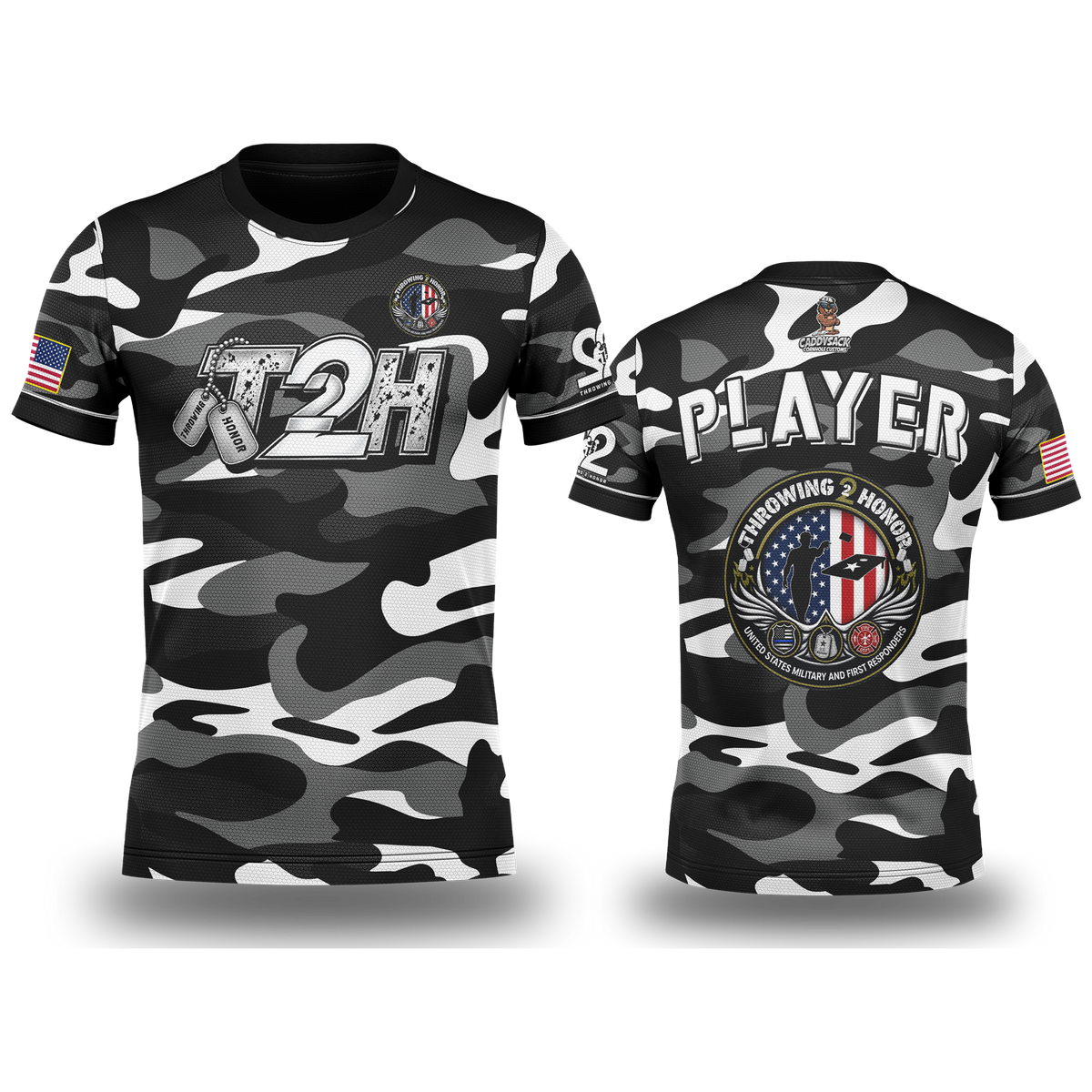 Throwing 2 Honor Charity "Tactical Camo"-Jersey_Grey