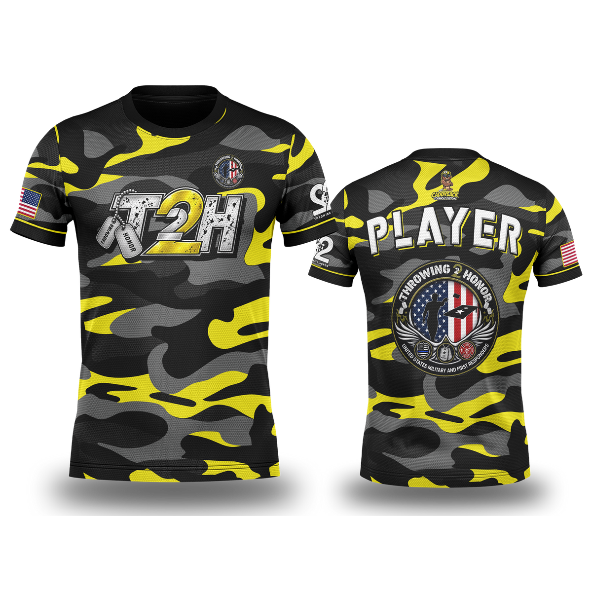 Throwing 2 Honor Charity "Tactical Camo"-Jersey_Yellow
