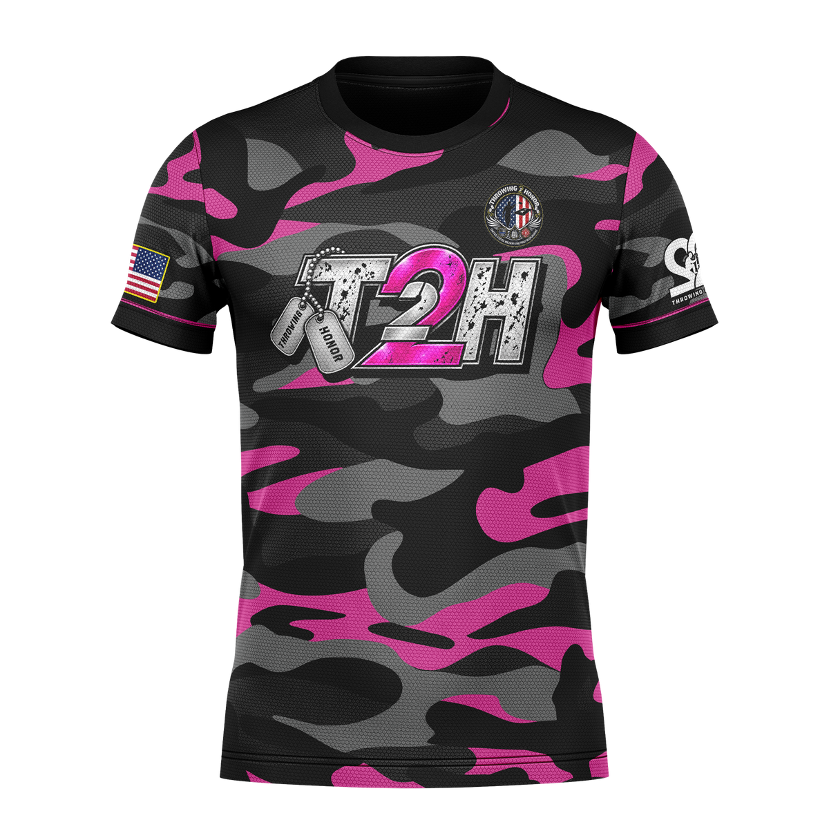 Throwing 2 Honor Charity "Tactical Camo"-Jersey_Pink