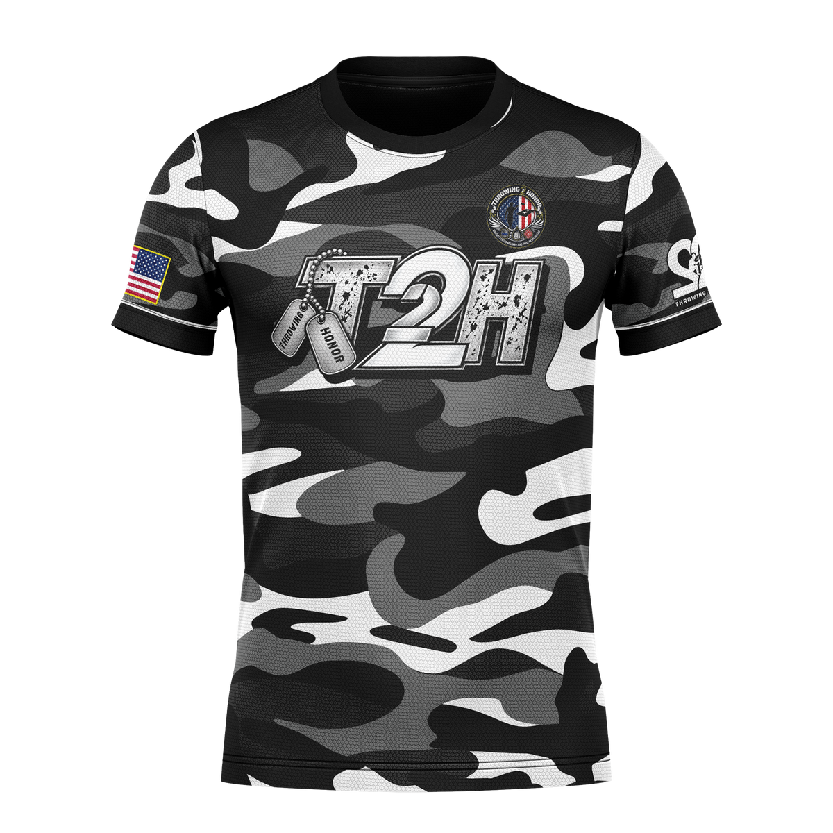 Throwing 2 Honor Charity "Tactical Camo"-Jersey_Grey