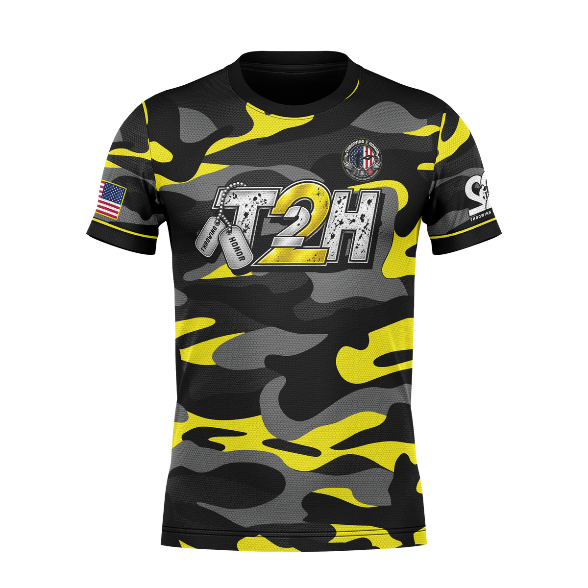 Throwing 2 Honor Charity "Tactical Camo"-Jersey_Yellow