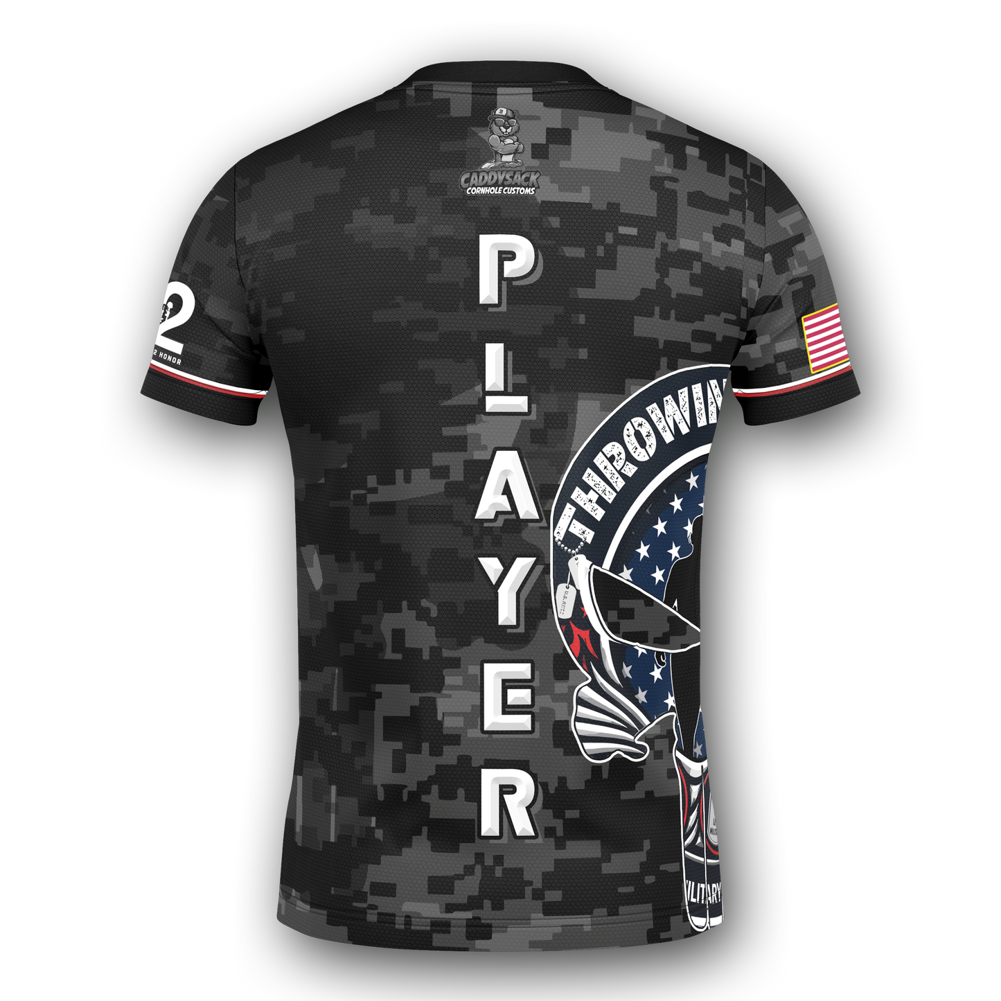 Throwing 2 Honor Charity "Punisher Skull"- Jersey