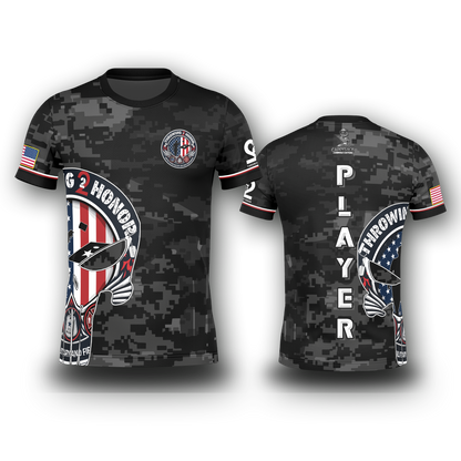 Throwing 2 Honor Charity "Punisher Skull"- Jersey