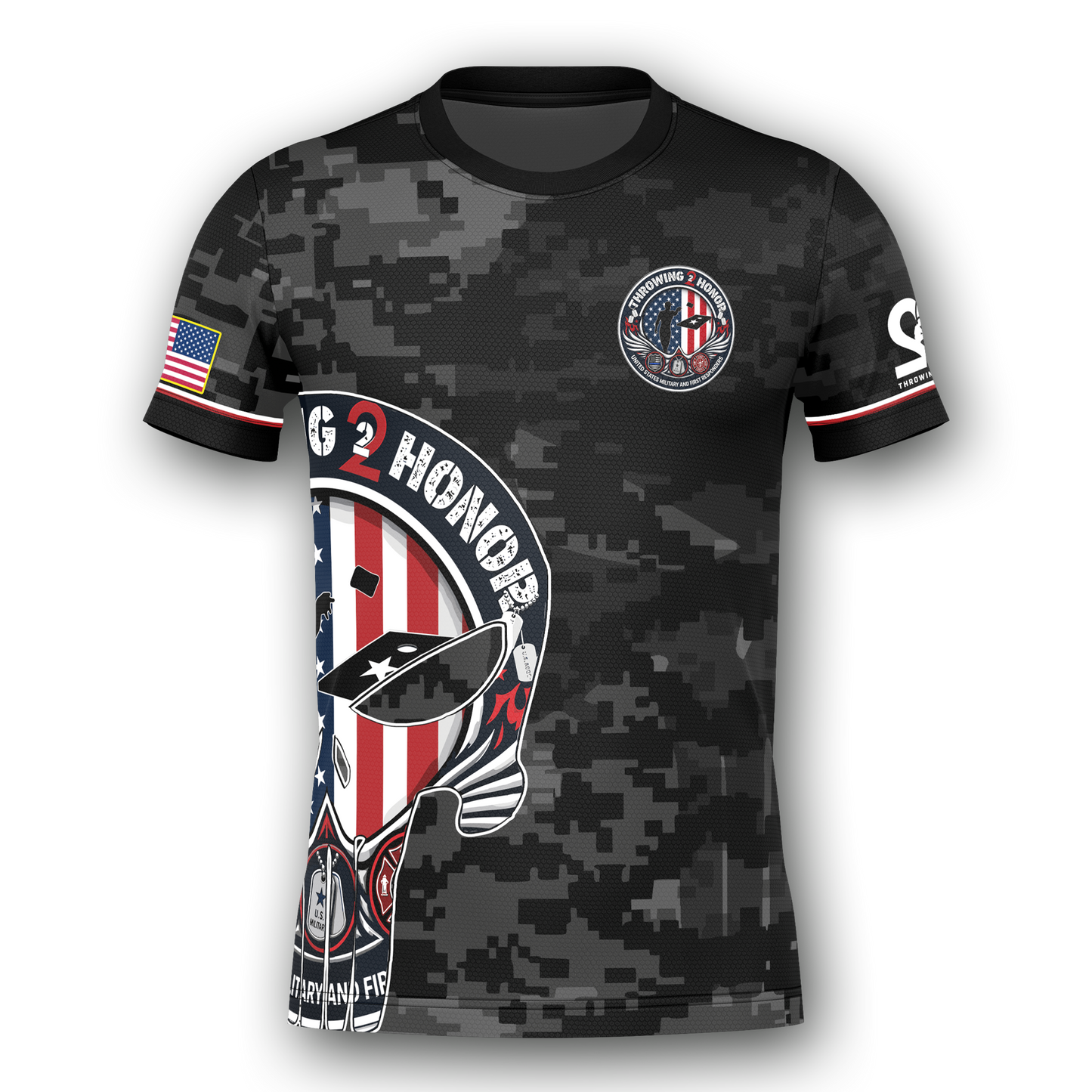 Throwing 2 Honor Charity "Punisher Skull"- Jersey