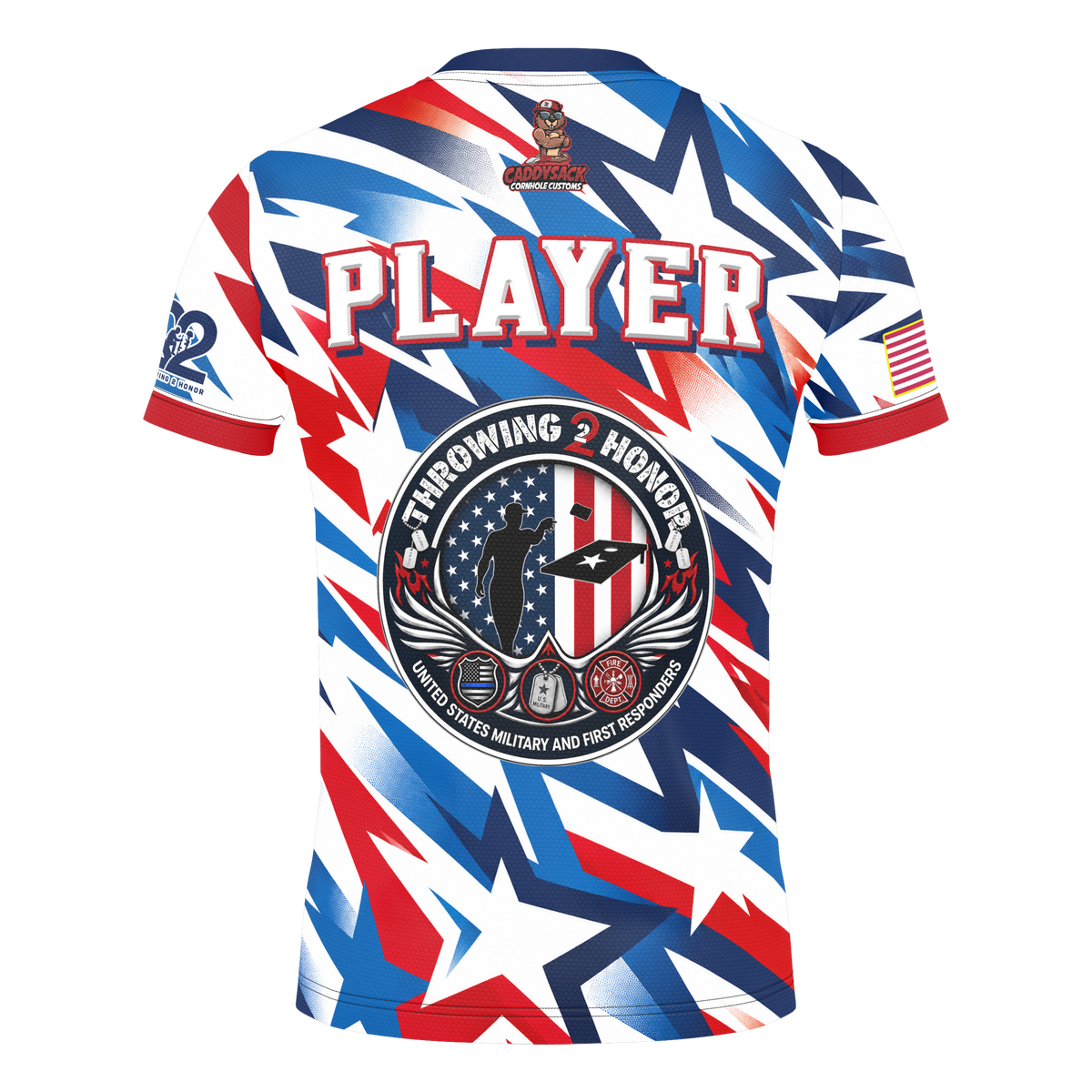 Throwing 2 Honor Charity "2027 USA PATRIOTIC"- Jersey