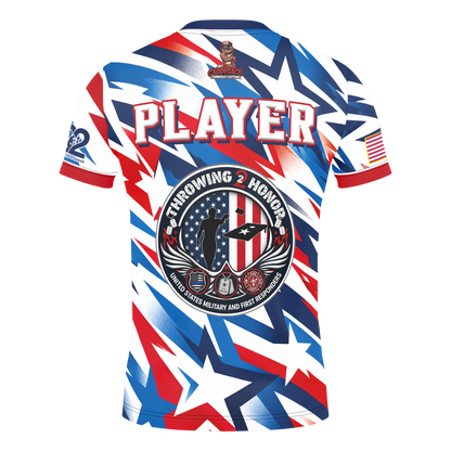 Throwing 2 Honor Charity "2027 USA PATRIOTIC"- Jersey
