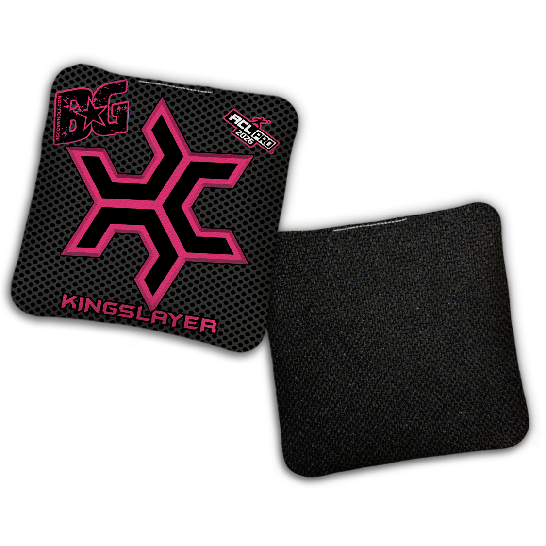 2026 Multiple Bag Models  "CaddySack Carbon Fiber” Collab - ACL Pro Stamped Cornhole Bags - SET OF 4 BAGS