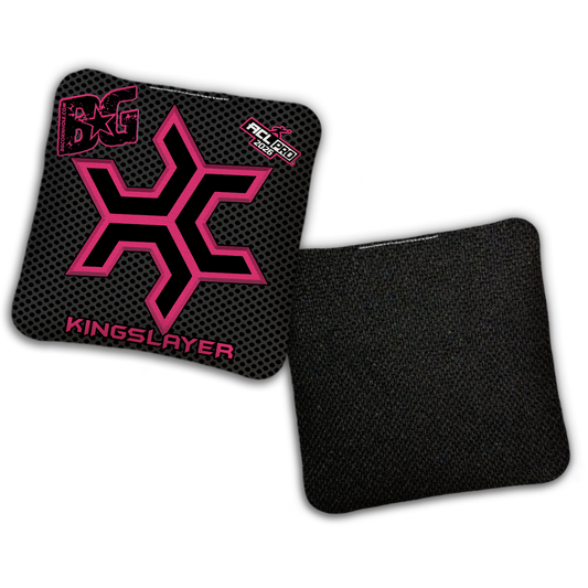 2026 Multiple Bag Models  "CaddySack Carbon Fiber” Collab - ACL Pro Stamped Cornhole Bags - SET OF 4 BAGS