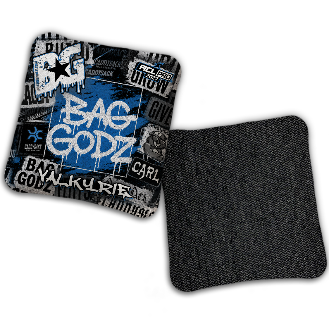 2027 Multiple Bag Models  "CaddySack Street Art” Collab - ACL Pro Stamped Cornhole Bags - SET OF 4 BAGS