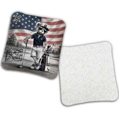 2027 BG Multiple Bag Models "FAIRWAY FREEDOM" - ACL Pro Stamped Cornhole Bags - SET OF 4 BAGS