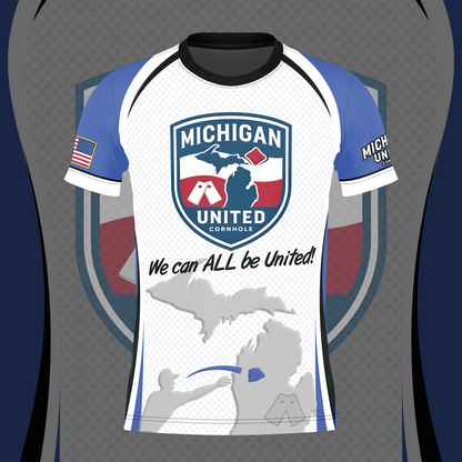 MICHIGAN UNITED CORNHOLE JERSEY