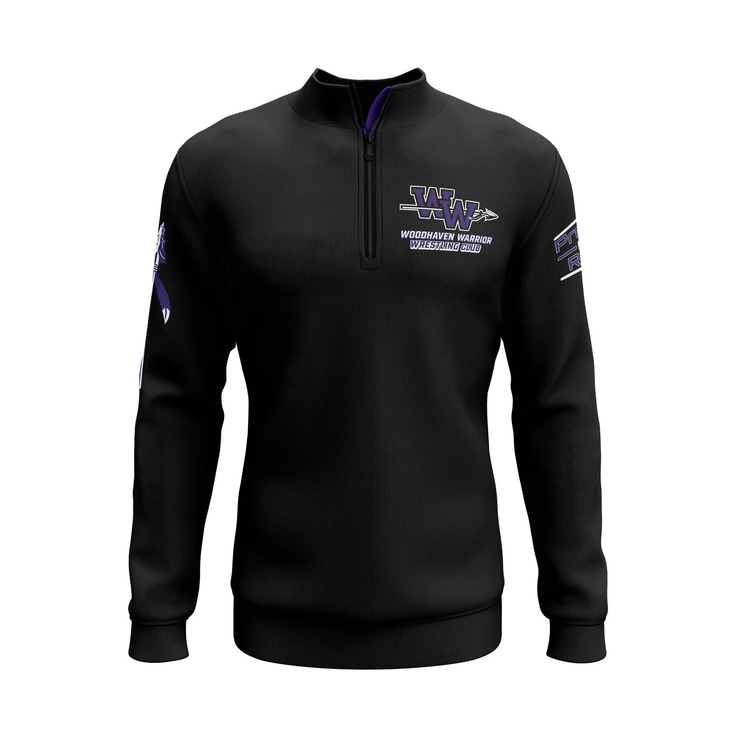 WOODHAVEN WARRIORS WRESTLING CLUB-COACHES 1/4 ZIP